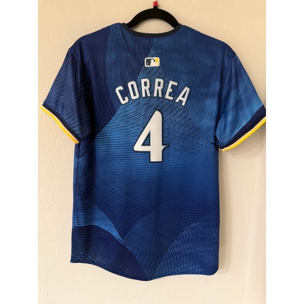 Minnesota Twins Carlos Correa City Connect Limited Jersey YOUTH L-14/16-NWT-$139
